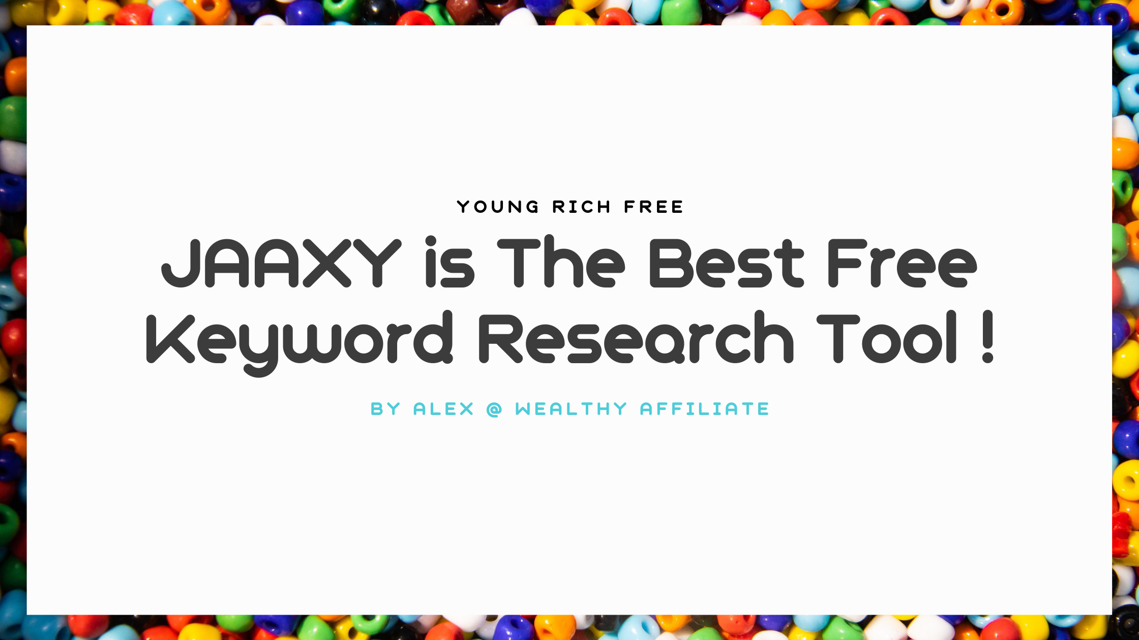 JAAXY is The Best Free Keyword Research Tool