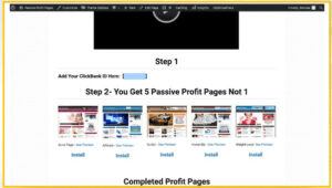 Passive Profit Pages Landing Pages