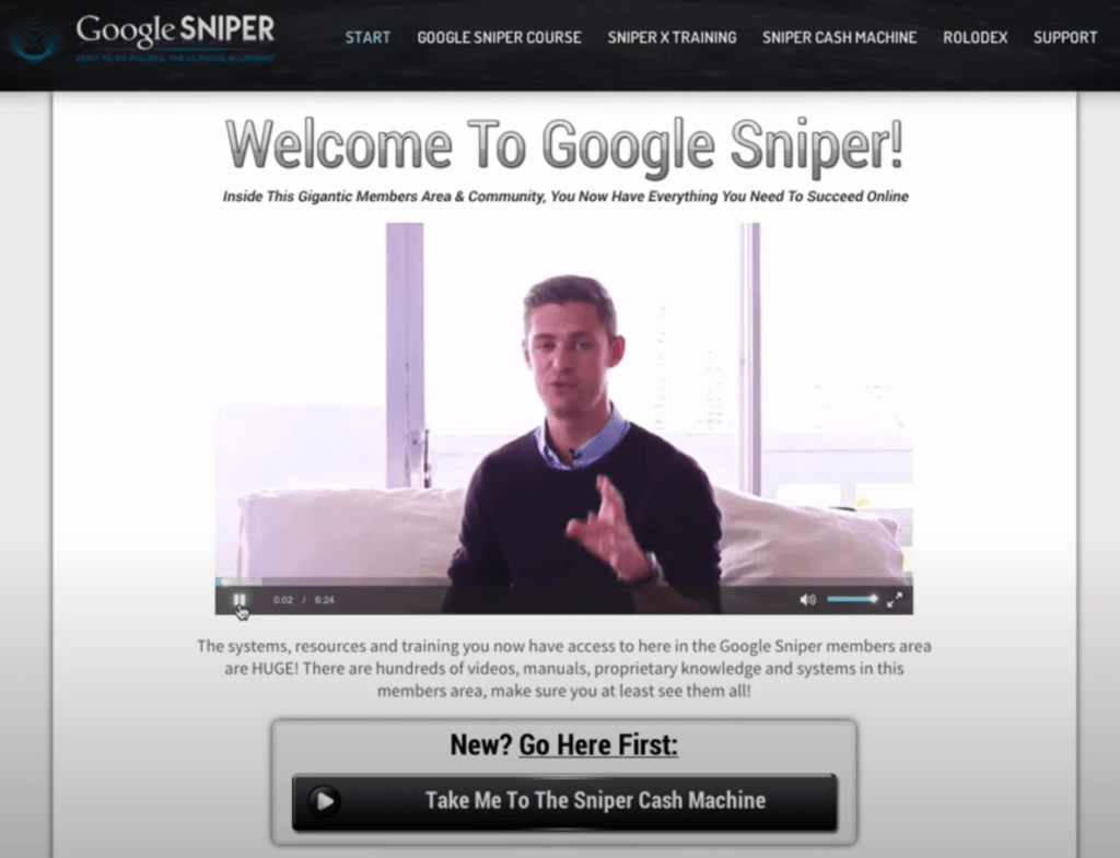 Google Sniper 3.0 Members Area