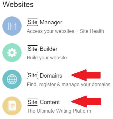 Site Domain & Site Content