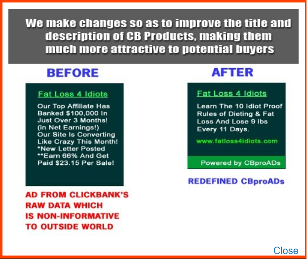 CBproAds Ads Difference