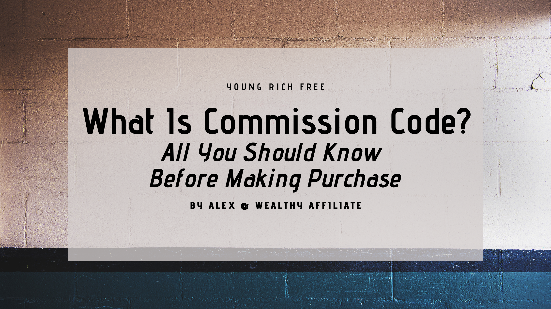 What is Commission Code